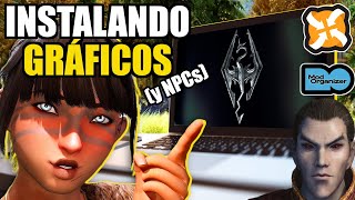 SKYRIM | Installing MODS on my LAPTOP [#3 - Graphics and NPCs]