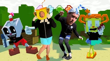 FNF Character Test Gameplay VS Minecraft Animation Cuphead.exe In Real Life