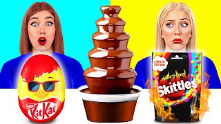 Desafío De Fuente De Chocolate | Trucos Divertidos De Cocina de Mega DO Challenge