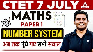 CTET Maths Preparation Paper 1 | Number System For CTET Paper 1 By Ayush sir