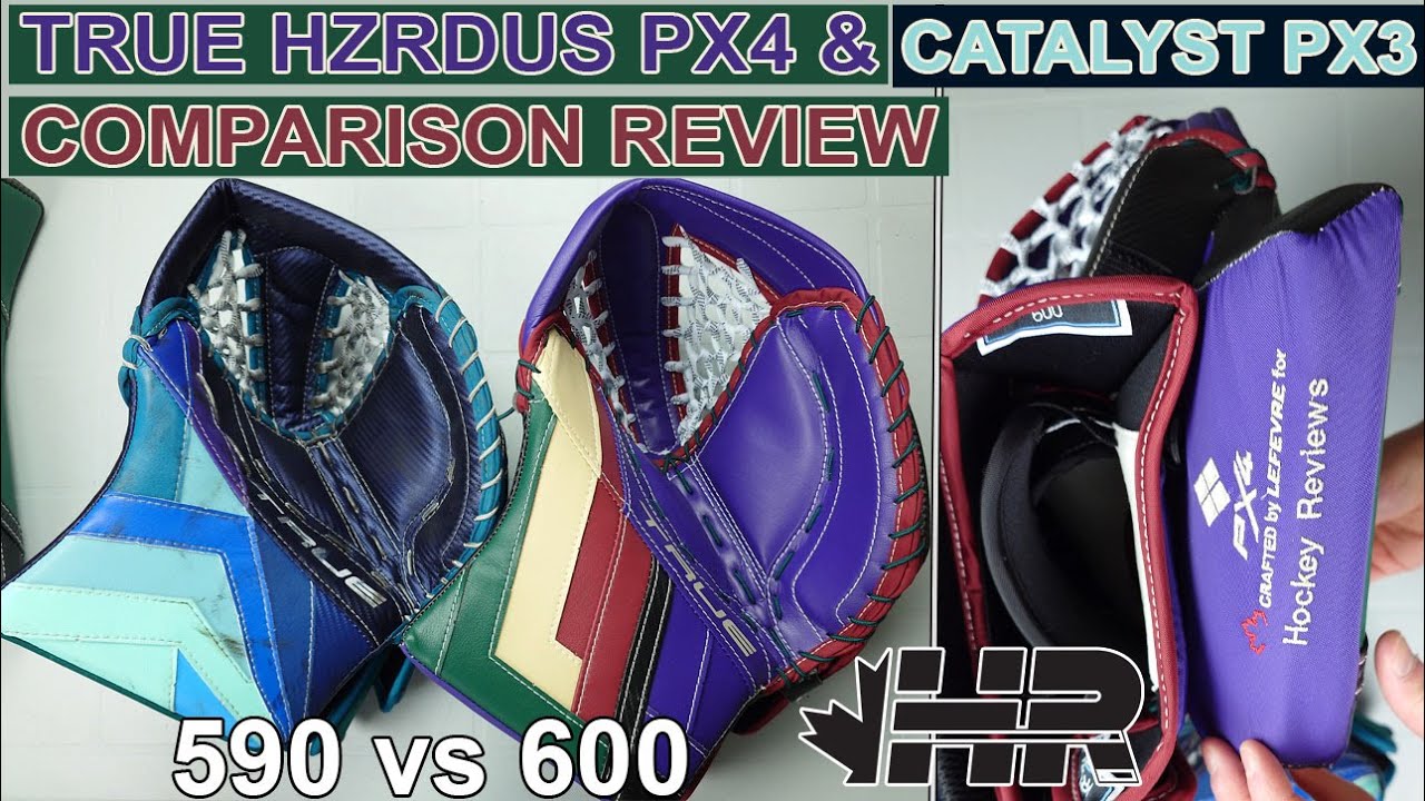 True Hzrdus PX4 600 break vs Catalyst PX3 590 custom hockey goalie