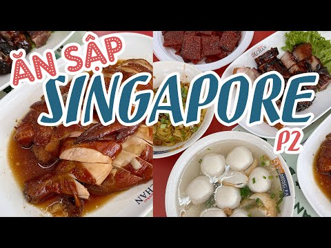 Video: Ăn uống tại Chợ Lễ hội Lau Pa Sat ở Singapore