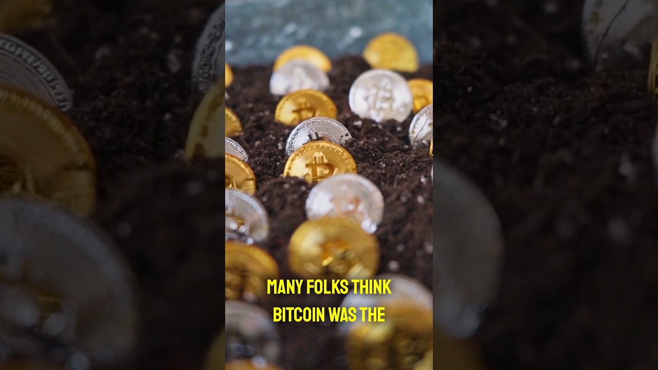 THE BITCOIN WAS NOT THE FIRST CRYPTOCURRENCY