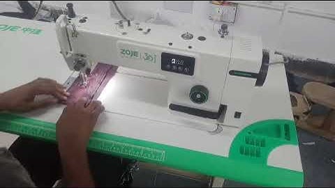 ZOJE A6000P-DG Single Needle machine with auto trimmer.