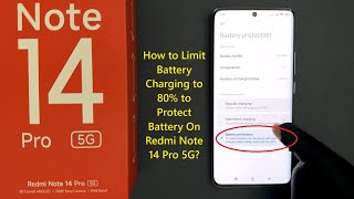 How to Limit Battery Charging to 80% to Protect Battery On Redmi Note 14 Pro 5G? screenshot 4