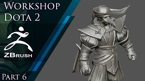 Creating set for Dota 2 with ZBrush. part 6