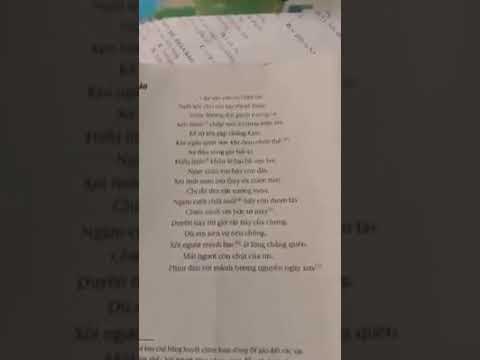 Trao Duyên -Trích Truyện Kiều| Văn 10 | Cách học thuộc văn nhanh nhất | Thánh Rap