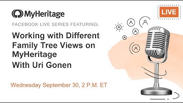 Working with Different Family Tree Views on MyHeritage With Uri Gonen