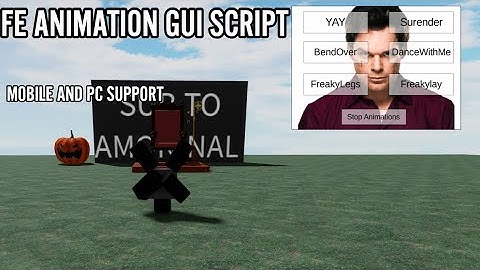 [FE] Freaky Animation Gui Script | Pastebin | Mobile & PC