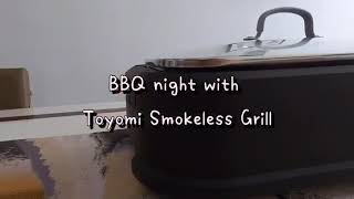 TOYOMI Electric Smokeless BBQ Model: BBQ 2002