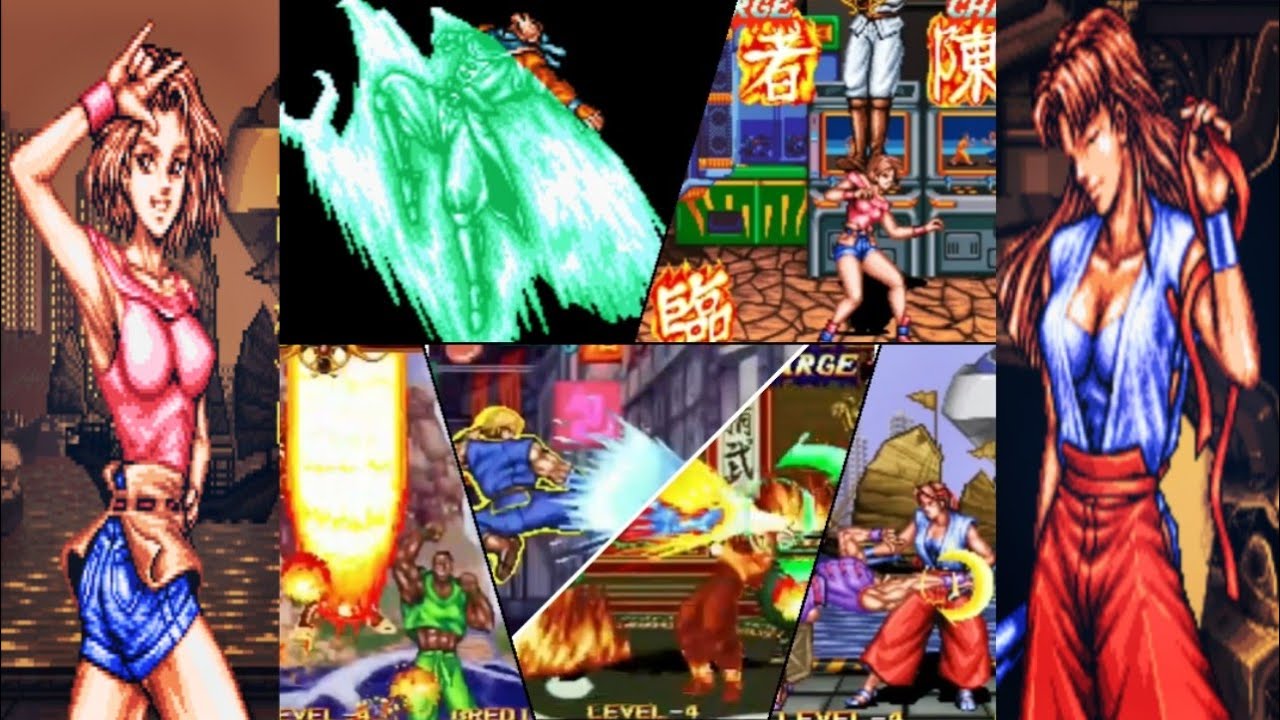 Arcade 】 Double Dragon : All Character Exhibition #gaming - YouTube
