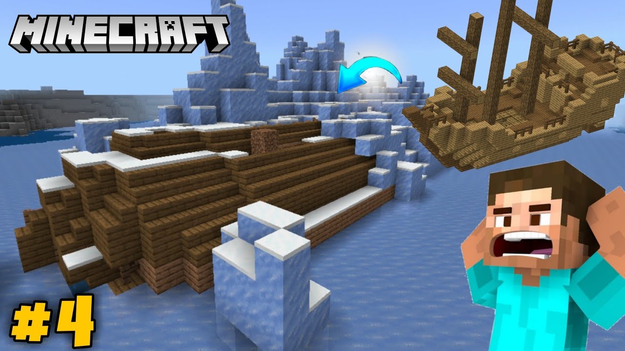 I FOUND A SHIPWRECK A TREASURE MAP - MINECRAFT SURVIVAL SERIES GAMEPLAY ...