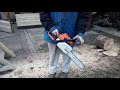 Stihl 021 chainsaw test