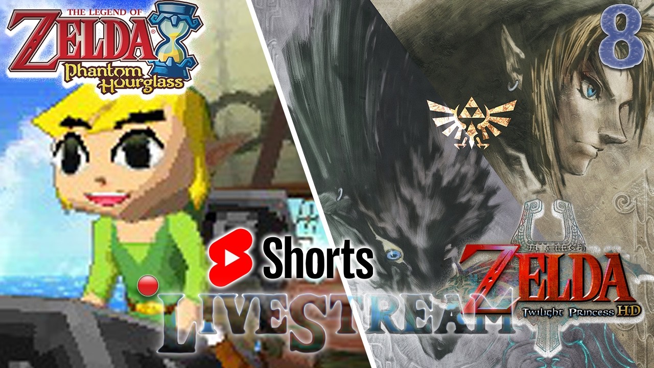 🔴 Phantom Hourglass + Twilight Princess Part 8 | Zelda Stream | Live ...