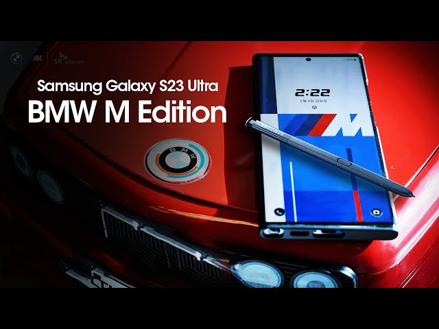 Parceria da Samsung traz Galaxy S23 Ultra edição BMW M com curso