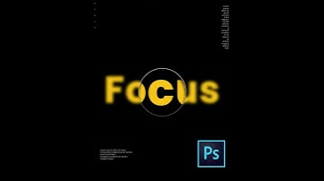 #Shorts Typography Effect in Photoshop in 1 minute | Photoshop Tutorial