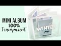 SCRAPBOOKING  {TUTO} un MINI ALBUM 100% TRANSPARENT ! I LYDILLE I