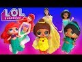 LOL Surprise Dolls Disney Princess Spin the Wheel Game! Starring Dollface, MC Swag, and Curious QT!