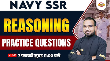 AGNIVEER NAVY (SSR) COAST GUARD (GD/DB) | REASONING PRACTICE QUESTIONS | BY GAURAV SIR