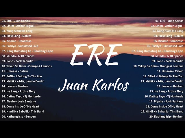 Juan Karlos - Ere 💖 OPM New Trends 🙌 Top Hit Songs Playlist 2023 class=