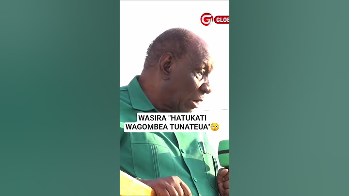 😳WASIRA - "HATUKATI WAGOMBEA TUNATEUA WAGOMBEA WAPO WENGI😳💚🔥 #breaking #globaltv #ccm #raissamia