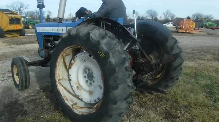 BigIron Online Auction 2-23-2022=GY8196=1966 Ford 5000 2WD Tractor