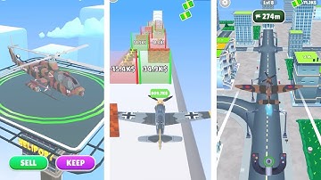 Plane Evolution Levels 1-20 IOS Gameplay
