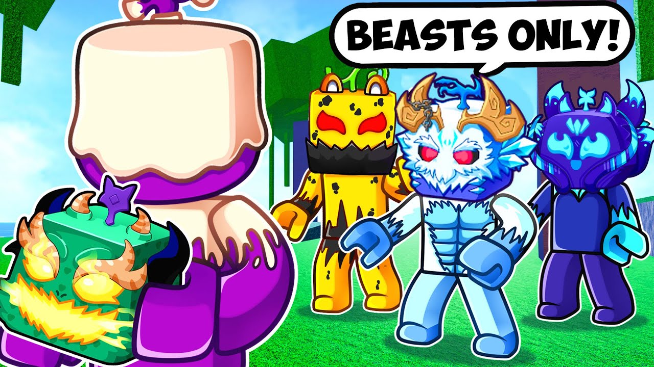 I Went UNDERCOVER to Join a BEAST ONLY CLAN in Blox Fruits...