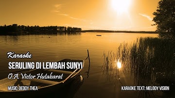 Victor Hutabarat - Seruling di Lembah Sunyi || Karaoke Tembang Kenangan || Full HD