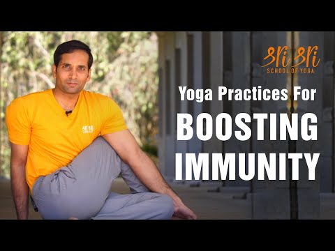 Sri Sri Yoga For Boosting Immunity & Busting Stress | Yoga Workout #withme