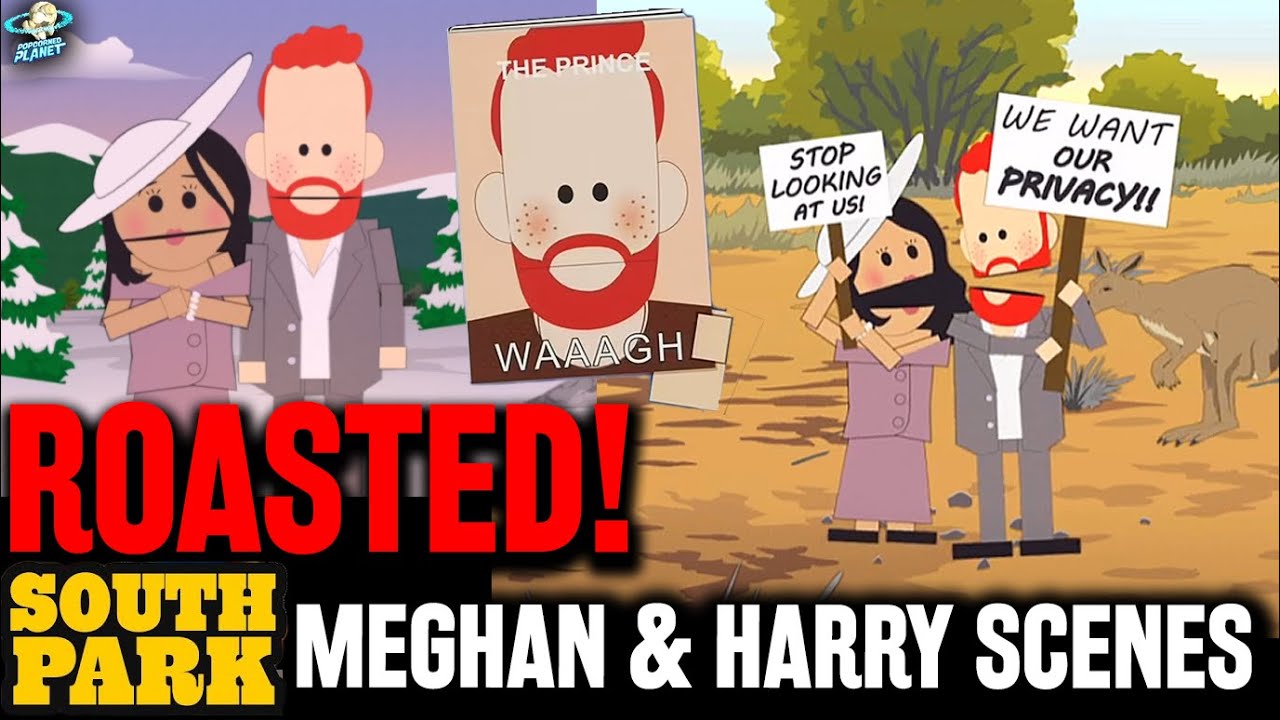 SAVAGE! South Park DESTROYS Prince Harry & Meghan Markle Worldwide Privacy  Tour