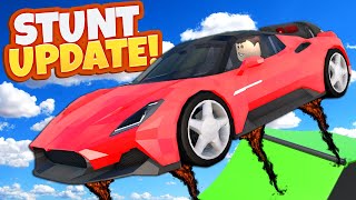 Using Air-Thrusters to Do AMAZING Stunts in the Roblox Car Crushers 2 Update! screenshot 5