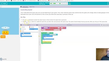 Code.org Lesson 15 Velocity Part 4