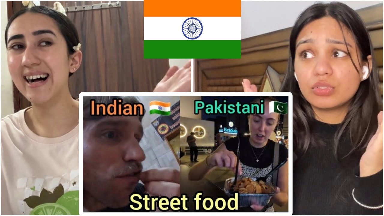 Indian Reaction on Indian 🇮🇳 vs Pakistani 🇵🇰 Street food