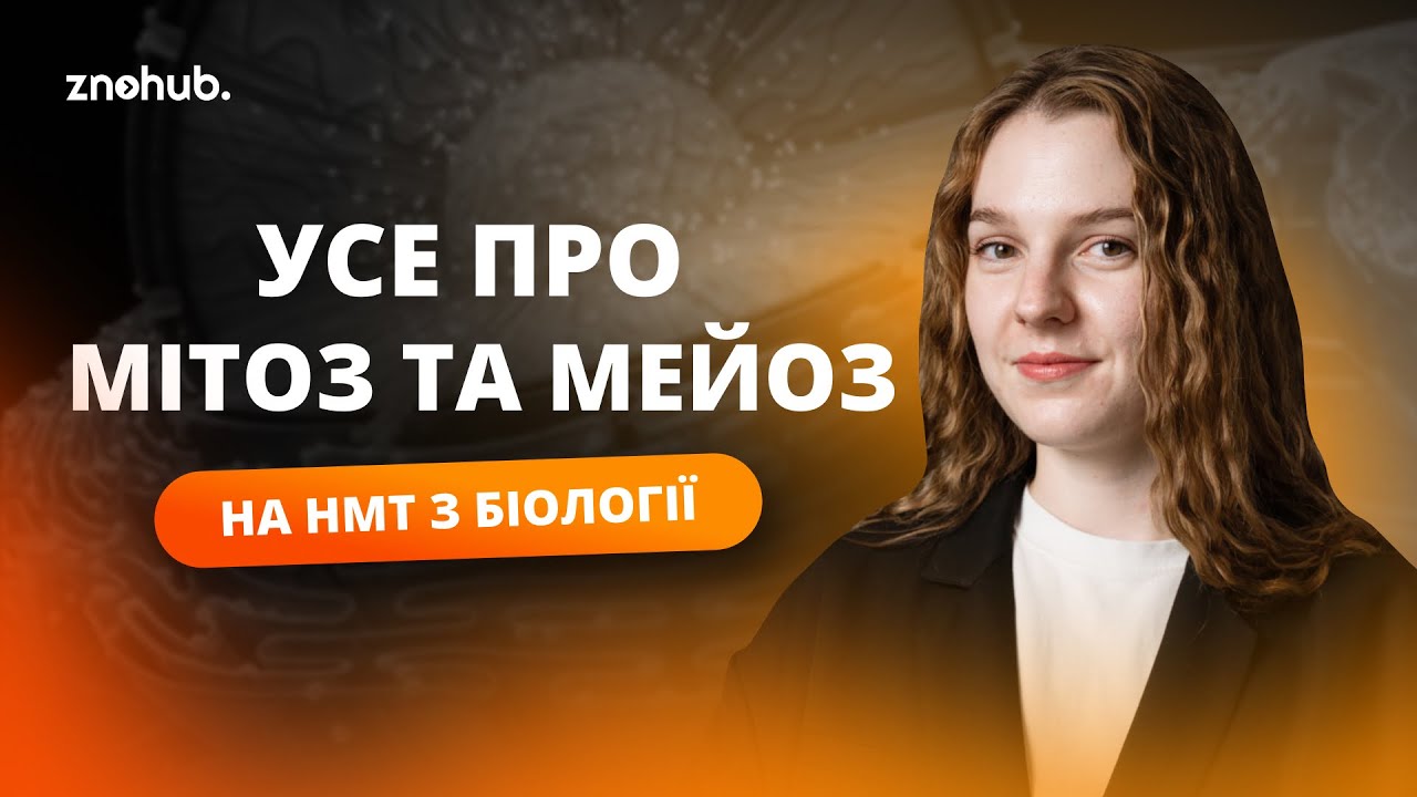 Усе про мітоз та мейоз для НМТ з біології