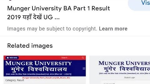 Munger University session (2019-2022)(Part 1)(Commerce)result declared