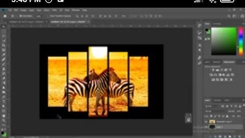 HOW TO CREATE SPLIT MULTI PANEL CANVAS WALL DESIGN