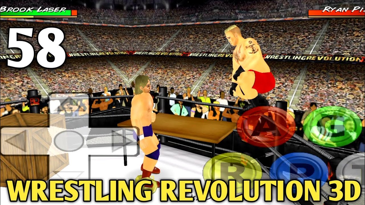 Wrestling Revolution 3d Gameplay || fight games || Wrestling Career || Fight - 58