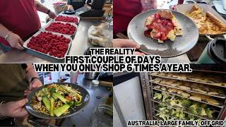 The Reality of the work when you only shop 6 times a year - Off Grid Australia screenshot 3