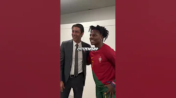 Speed meets Portugal president 🤣