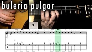 Video thumbnail of "Flamenco Guitar 102 - 08 Buleria Pulgar"