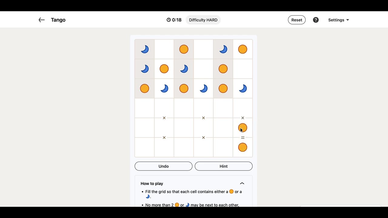LinkedIn Tango Answer Today | 24 July 2026 - Puzzle #655