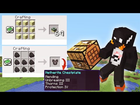 Minecraft Tapi RANDOM CRAFTING RESEP OVERPOWERED! (sangat mudah)