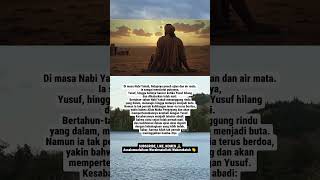 🌙 Kesabaran Nabi Yakub: Tangisan yang Menggetarkan Langit 💔