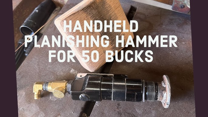 VEVOR Pneumatic Planishing Hammer, 19.63 Throat Power Hammer  Blacksmithing, Planishing Hammer Auto 1/2/3 Radius Anvil, Planishing Air  Hammer