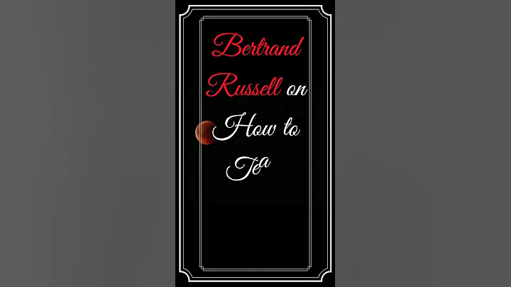 Bertrand Russell on How to Teach Children to Think #shorts