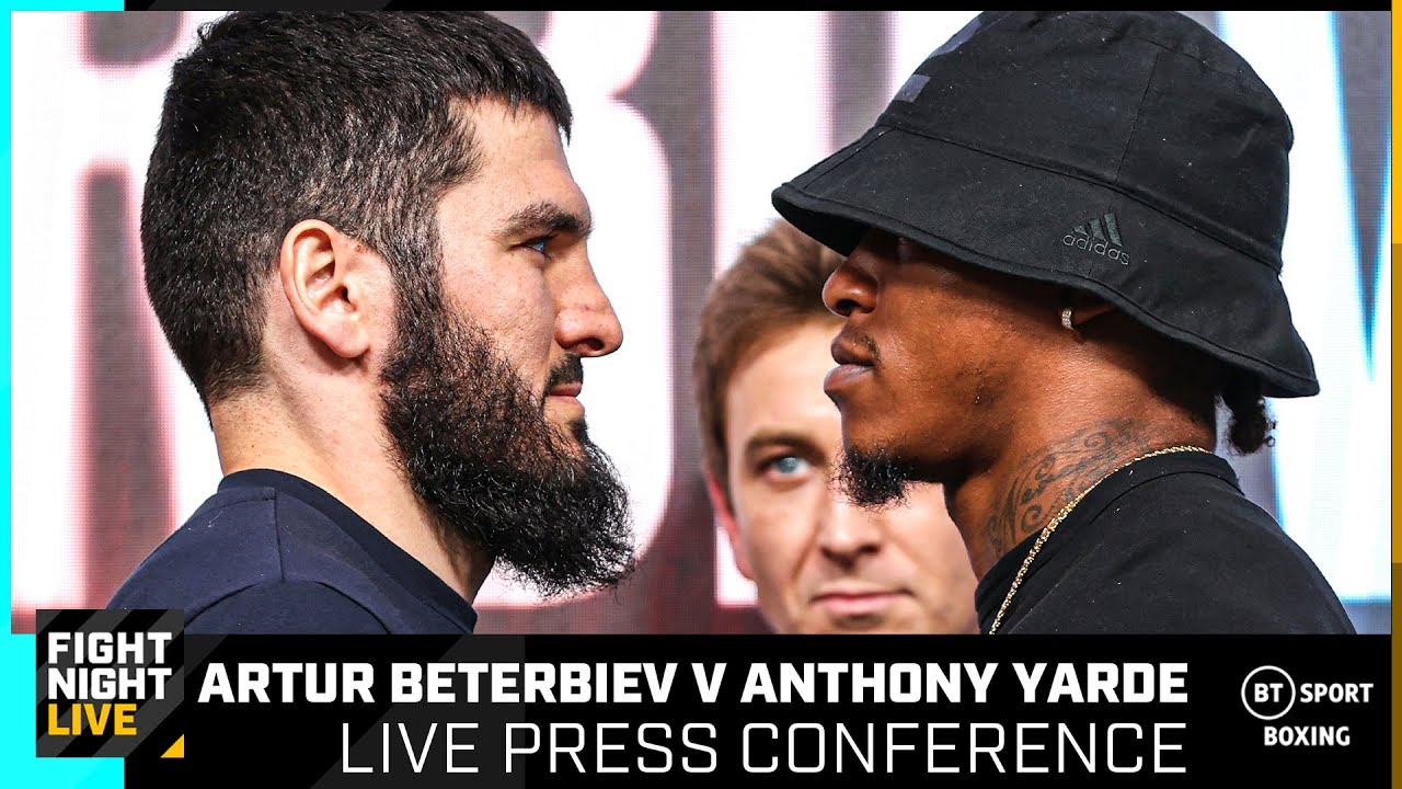 LIVE Artur Beterbiev v Anthony Yarde Press Conference JAN 26th 1PM BT Sport Boxing