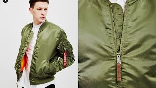 Alpha Industries Ma1 Vf 59 Bomber Jacket Green