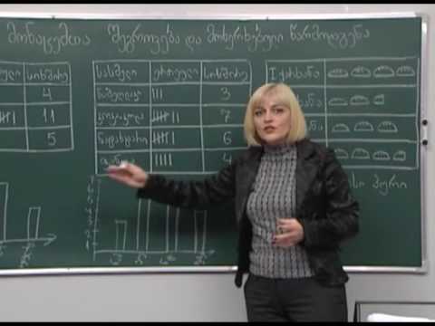 მონაცემთა შეგროვება და მოხერხებული წარმოდგენა