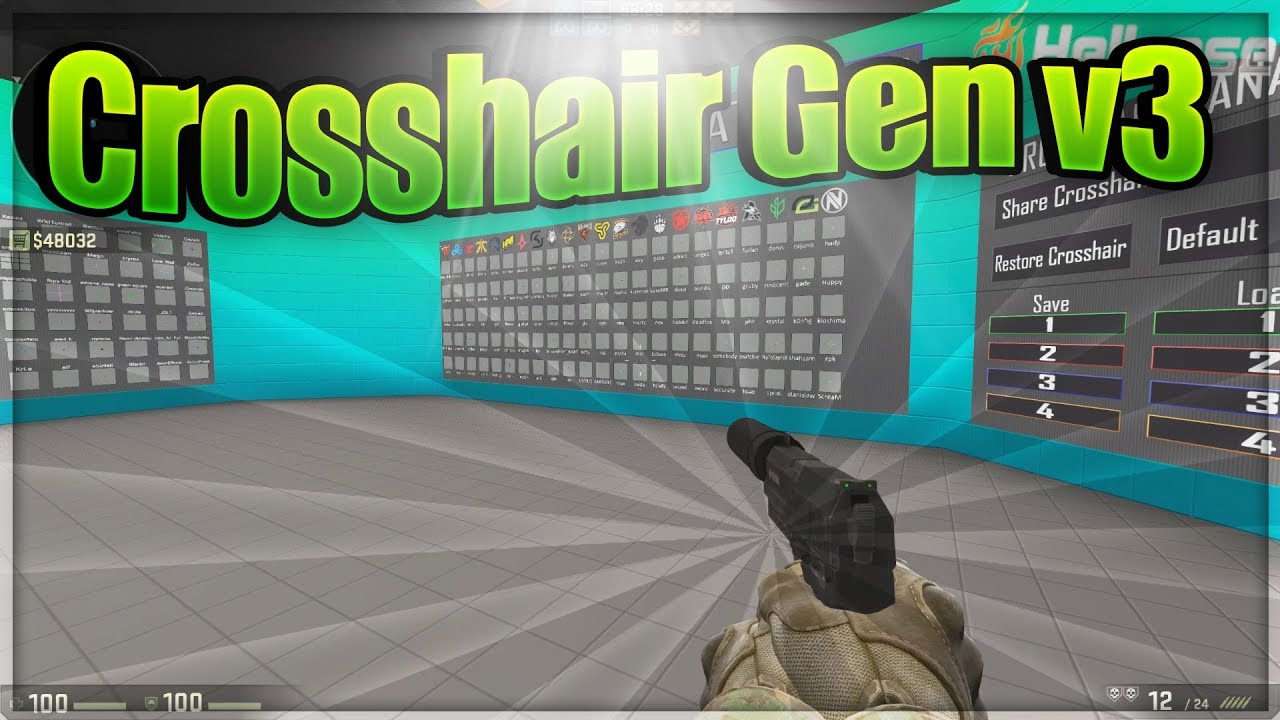 CS:Go | CROSSHAIR GENERATOR v3 YouTube